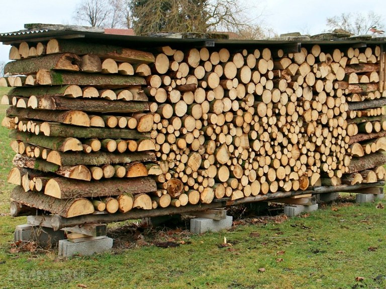 Хранение ольховых дров